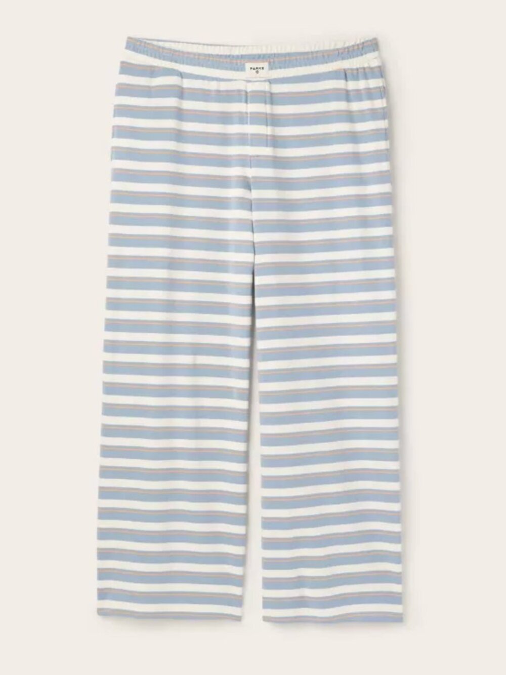 Parke x Target Light Blue/Orange Striped Boxer Pants - Picture 2 of 2